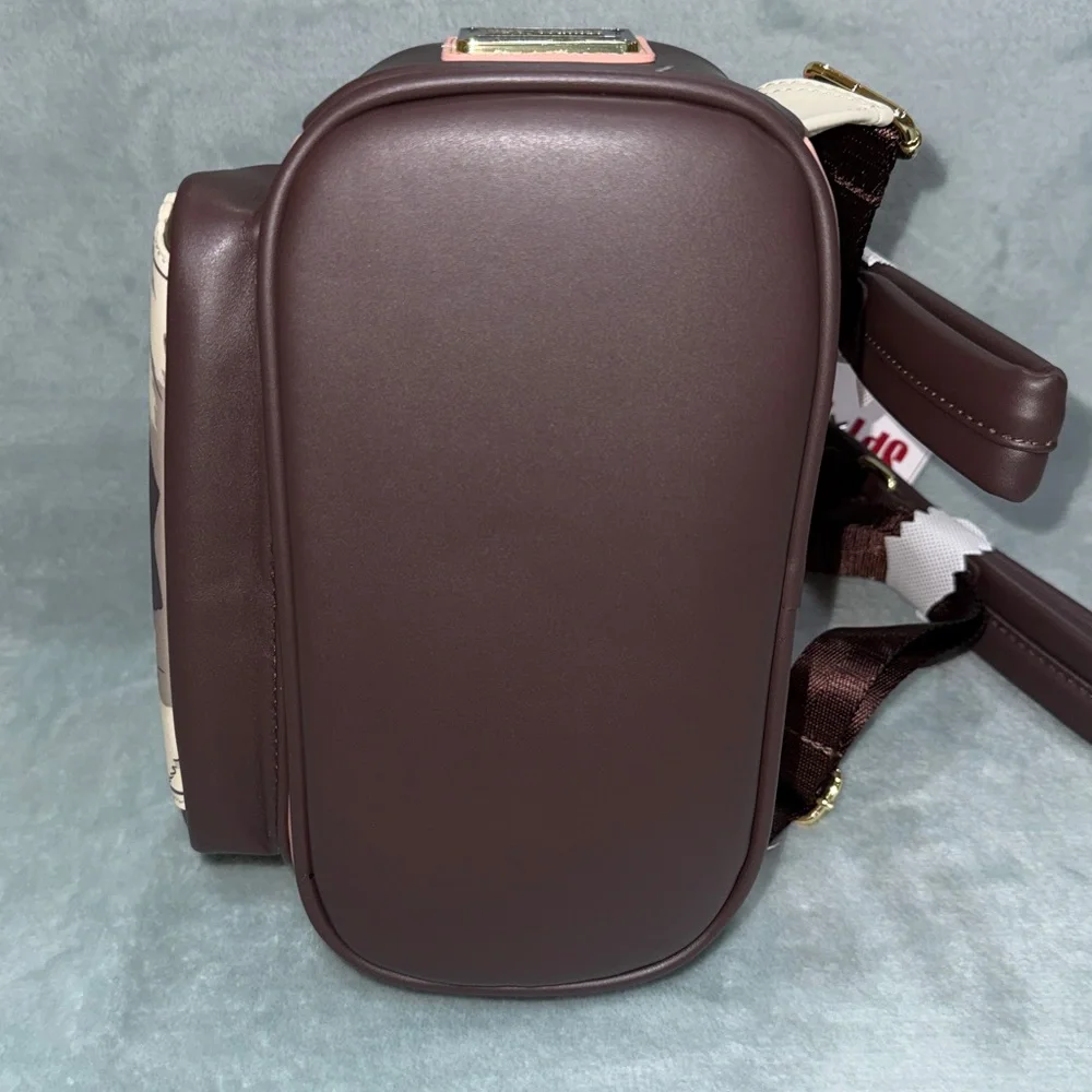 Loungefly Pink and Brown Anime Character Backpack